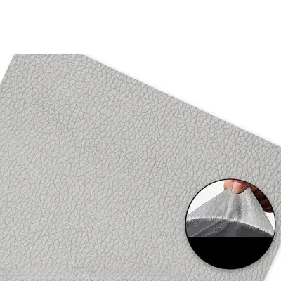 Samolepilni obliž iz PU usnja - 35x137cm - Za kavče, avtomobilske sedeže Grey