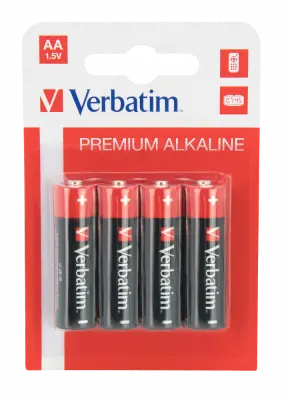Baterije VERBATIM 49921 AA 4 kos OBEŠANKA