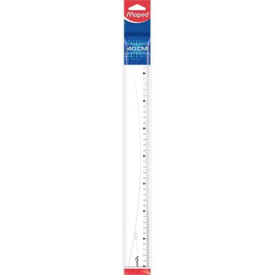 Ravnilo 40cm maped essential prozoren
