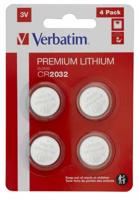Baterije VERBATIM 49533 CR2032 litijeve 3V 4 kosi