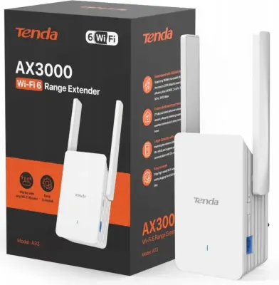 Ojačevalec extender/AP TENDA A33, AX3000 Wi-Fi 6