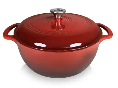 Litoželezni pekač Rodeluxe Rodeluxe 28x28x12 krem 1kos