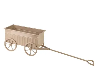 Dekorativni voziček Mondex Roger 33x16x20 bež 1 kos