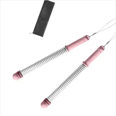 Brezžični nastavljivi uteženi bojni vrvi par za domačo vadbo Pink