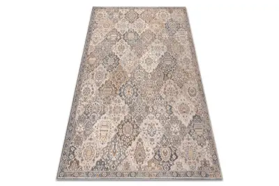 Volnena preproga NAIN Ornament 1541/51655 bež / modra 240x340 cm