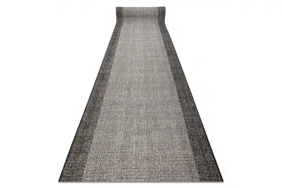 Preproga v videzu sisala SION 6053 Okvir, plosko tkanje črna 150 150x120 cm