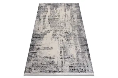Preproga FROJE 1748 Abstrakcija – skandinavski slog, teksturirana, moderna krem / siva barva 180x270 cm