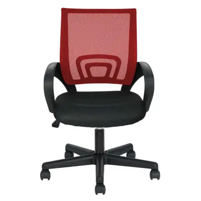 Ergonomski pisarniški stol s kolesi in mrežnim naslonjalom - nastavljiva višina, 360° vrtenje, različne barve