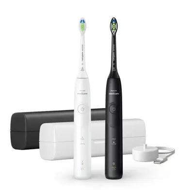 Philips Sonicare HX7119/02 – komplet 2 sonični ščetk za zobe z torbo in senzorjem pritiska