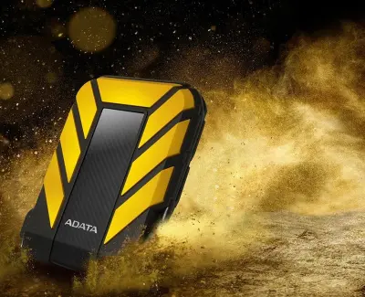 ADATA HD710 1TB 2.5" USB3.1 zunanji trdi disk rumene barve