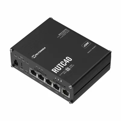 Teltonika usmerjevalnik WiFi6 3000Mb 4G LTE 2xSIM eSIM RUTC40