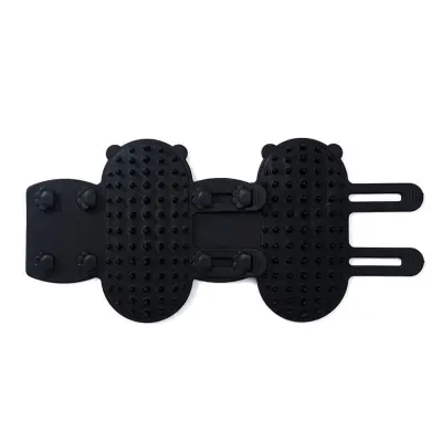 Komplet 2 TPR masažnih ščetk za samostojno nego mačk in psov, 40-55mm Black
