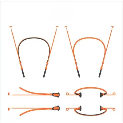Zamenljivi del - Samsung Galaxy Buds 4 Pro/Buds 4 silikonski trak Orange