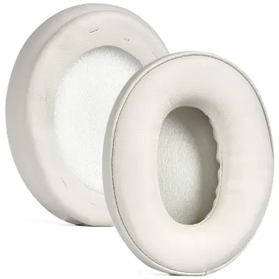 2-pack proteinske usnjene ušesne blazinice z spominsko peno Beige