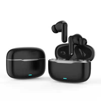 Wireless Bluetooth Earbuds z ANC+ENC in dvojnim mikrofonom, 4-urne predvajanje Black