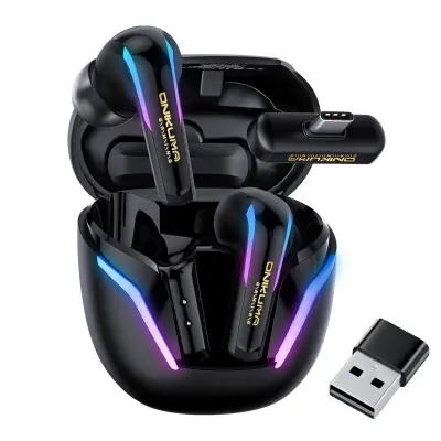 TWS brezžične slušalke 2.4G + Bluetooth 5.3, nizek zamik, IPX4