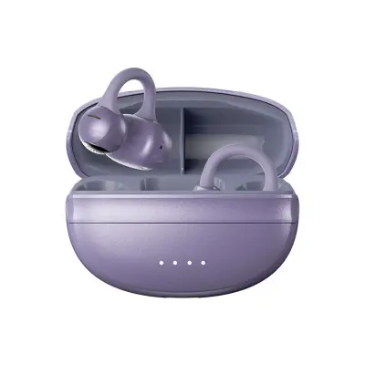 Odprto-uho sponke Bluetooth 5.4 z odpravo hrupa in 36H Purple