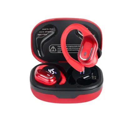 Brezžične športne Bluetooth slušalke z ušesnim kavljem BX27 - ergonomske, varno prilegajoče se, pametno zmanjševanje šumov, polnilno ohišje 4