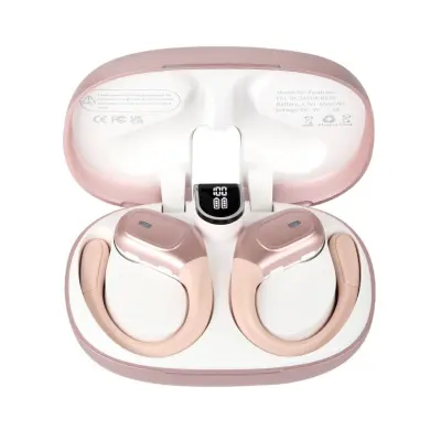 Športne Bluetooth slušalke BX28 z zmanjševanjem šumov 480MAH PinkGold
