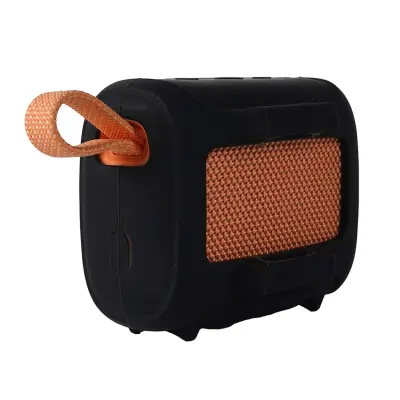 Silikonski ovitek za JBL GO5 – odporen proti padcem, z vrvico Black