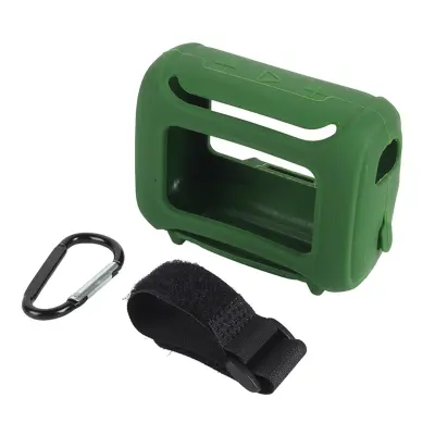 Silikonski ovitek za JBL GO5 – odporen proti padcem, z vrvico DarkGreen