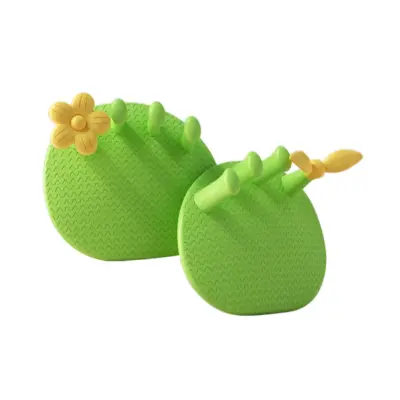Trener loka stopala 2 kos - TPE 30° polmesec, protizdrsno Green