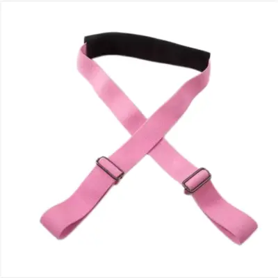 Elastičen trak za jogo za razpoke in odpiranje ramen, 200cm x 3.5cm Pink
