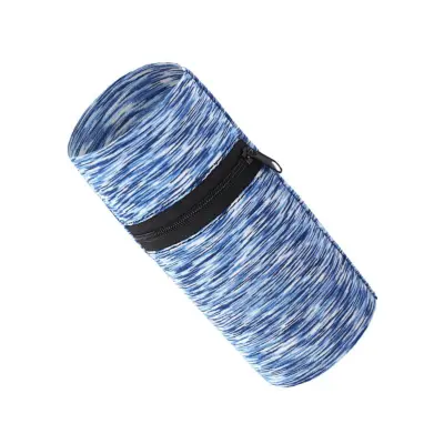 Vijolična poliester zapestna denarnica z skritim žepom za tek Blue
