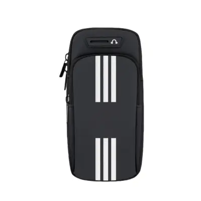 PU tekaški trak za mobilne telefone Black