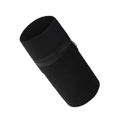 Vijolična poliester zapestna denarnica z skritim žepom za tek Black