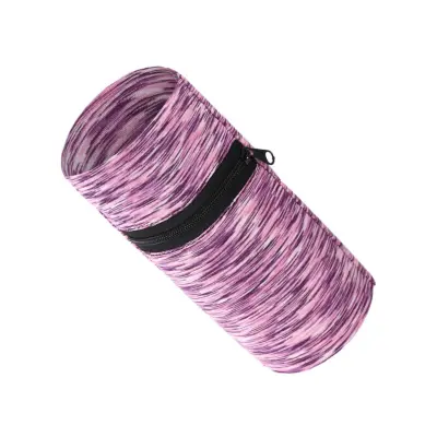 Vijolična poliester zapestna denarnica z skritim žepom za tek Purple