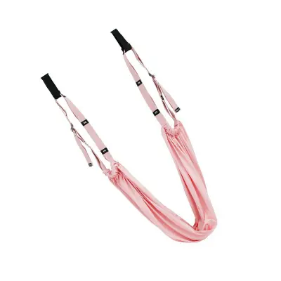 Trak za jogo za raztezanje in gibljivost - Raztezalec za noge za trening razkola Pink