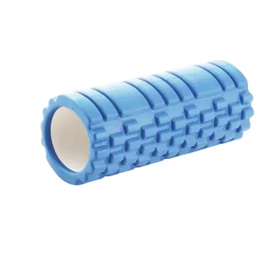 EVA mrežasti valj za jogo – trdo jedro EVA+PVC, nosilnost 200kg Blue