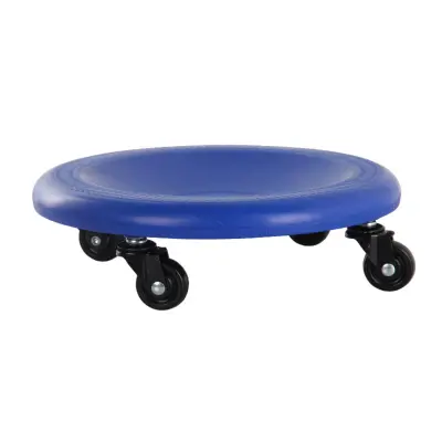 Omnidirekcijski štirikolesni ab roller z gladkimi ležaji Blue