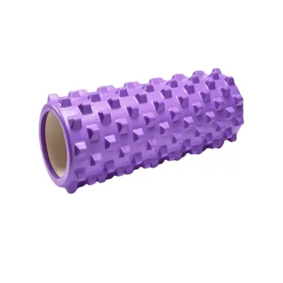 EVA valj z volčjimi zobmi za globinsko masažo, nosilnost 200kg Purple