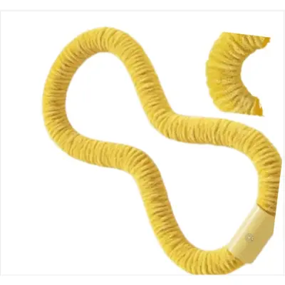 Mehak utežen hula hoop s kovinskim jedrom, 2,5kg, zložljiv Yellow