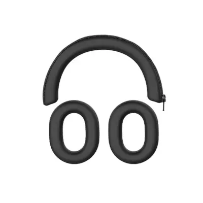 Komplet silikonskih prevlek, pralen, protizdrsen, za Sony WH-1000XM5 Black