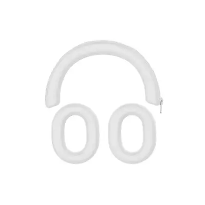 Komplet silikonskih prevlek, pralen, protizdrsen, za Sony WH-1000XM5 White