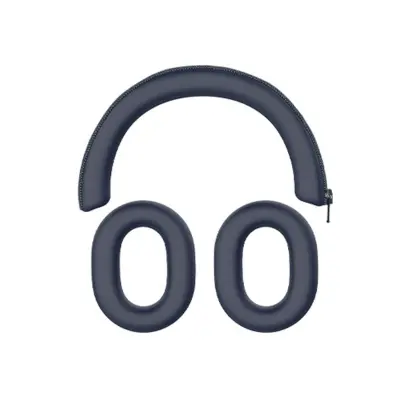 Komplet silikonskih prevlek, pralen, protizdrsen, za Sony WH-1000XM5 DarkBlue