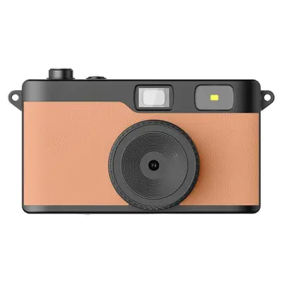 Retro digitalni fotoaparat 13MP z 32G kartico, iskalo in bliskavico Brown