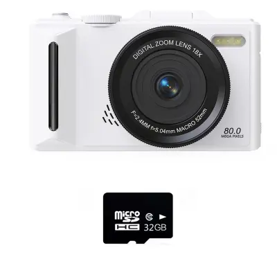 Retro brezrcalni fotoaparat z 180° zaslonom, 27500 pik, 5K