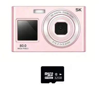 HD dvojna sprednja/zadnja kamera 8-inch zaslon, 5K, 80,000,000-pixel Pink