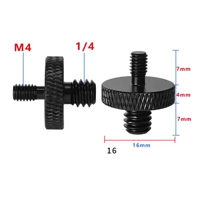 Navojni adapter za stojalo 1/4" na M10 - 5 kosov   M4