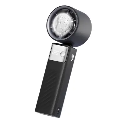 Mini hlajenje z ledom — zložljiv prenosni ventilator USB-C Black