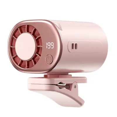 Prenosni polprevodniški hladilni spončni ventilator USB, večnamenski Pink