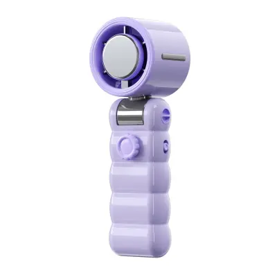 Zložljiv ročni ventilator z ledenim hlajenjem in 199-stopenjskim turbo Purple