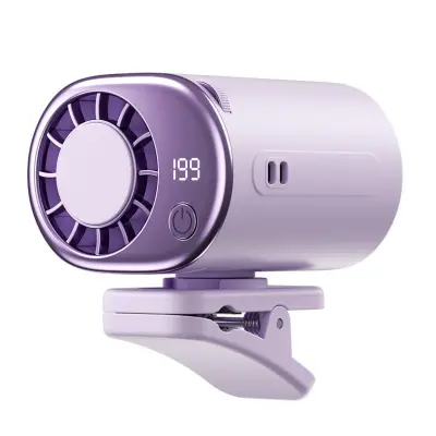 Prenosni polprevodniški hladilni spončni ventilator USB, večnamenski Purple