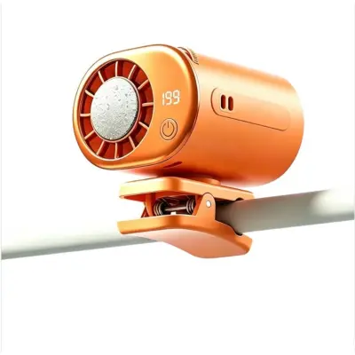 Prenosni USB pasni ventilator s polprevodniškim ledenim hlajenjem Orange
