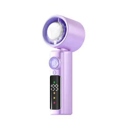 Ročni ventilator 4000mAh s Peltier hlajenjem, 199-stopenjski LED Purple