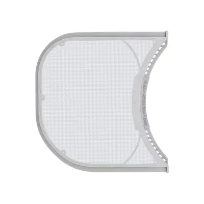 Filter za ostanke vlaken (lint), združljiv s sušilci LG in Kenmore — ABS + filtrirni bombaž, 30 cm x 30 cm, ustreza 266857/AP4440606
